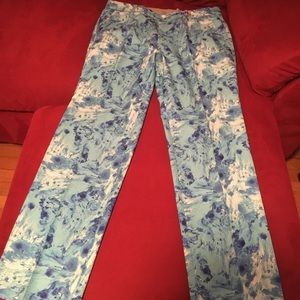 Hreski golf pants. Size 36x32. Multi-colored blue and white. Worn once.